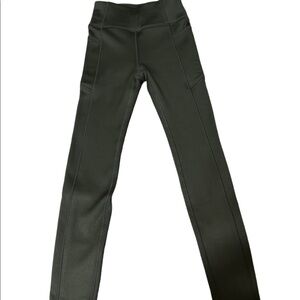 Women’s black furry leggings